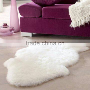 Super Soft Faux Sheepskin Chair Warm Hairy Carpet Seat Pad Plain Skin Fur Plain Fluffy Area Rugs Washable Bedroom Mat photo-3