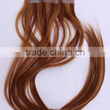 100% remy human hair skin weft/ PU skin/ xuchang shengyuan hair