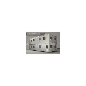 2 Floor Prefabricated Accommodation Container Dormitory with Steel Sandwich Panel