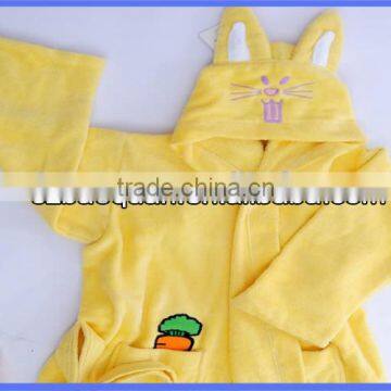 animal kids bathrobe/bathrobe hooded/bathrobes for kids