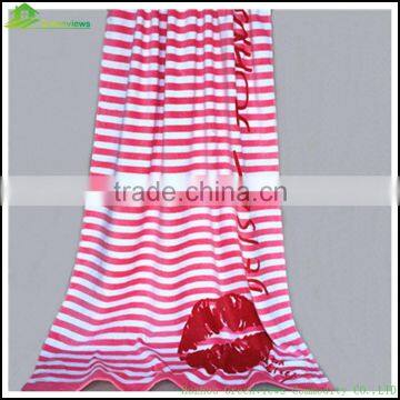 China factory photo printed beach towel cotton wholesale beach towels printing