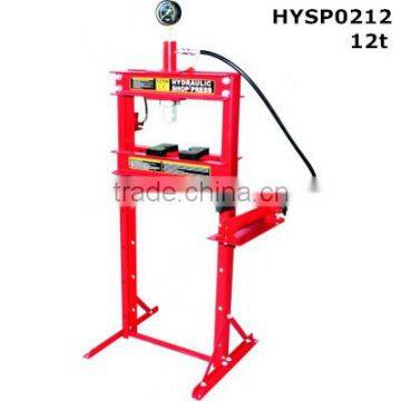 12T good quality hydraulic shop press manufacture
