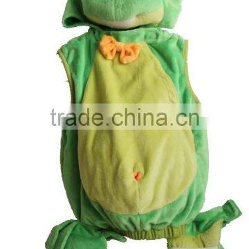 factory supply frog animal shaped plush stage performance vest for kids