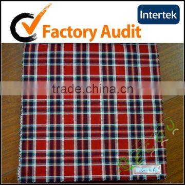 yarn dyed fabric of men's shirting