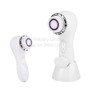 White CNV PRO Electric Face Brush Facial Brush Waterproof Sonic Cleansing System Portable Face Exfoliator Rechargeable photo-2