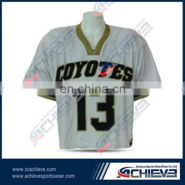 Custom Lacrosse shooting shirts reversible sublimation lacrosse jerseys