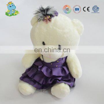 Good Quality Fashion Wear Skirt Teddy Bear Toy for Kids Gift photo-2