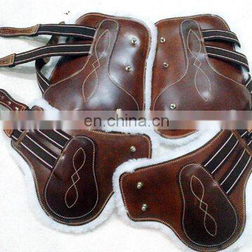 FANCY LEATHER HORSE BOOTS