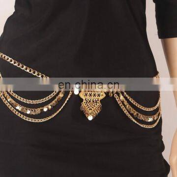 Boho Tribal Bohemian Ethnic Belly Waist Dance Chain Shimmy Metal Belt Turkish