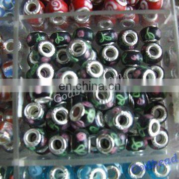 445 loely glass bead wholesale handmade murano lampwork glass european beads fit for charm bracelets