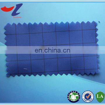 210T anti-static gridding taffeta fabric