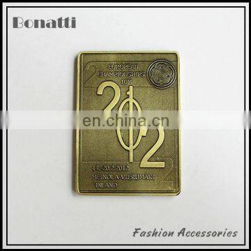 gold metal tag for decoration