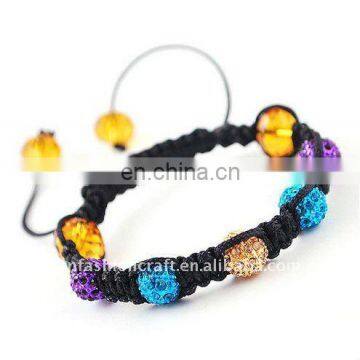 2012 Hip hop crystal shambala bracelet