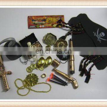 hot sell kid pirate toys,pirate hat,pirate coins