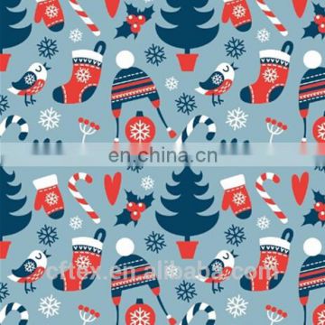 happy new year designs 100 cotton fabric material for Usa New year