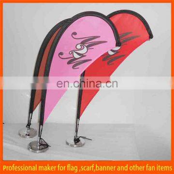 custom wholesale desk top teardrop flag