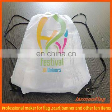 colorful printing student mini backpack string bag