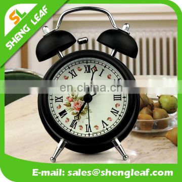 Digital Black Touch Light digital alarm clock calendar clock Metal Alarm Clock