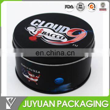 High quality round empty food packing metal tin box for candy wholesale