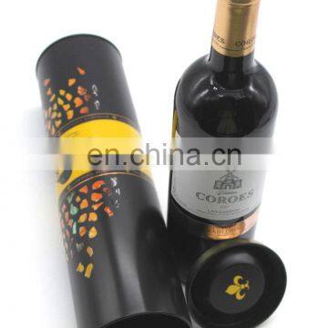 Round Metal Tin Box for Wine,tin Packing Box for Gift Wholesale photo-5