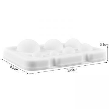 Free Sample Food Grade Heat resistant Nontoxic Silicone Mousse Cake Friandises Pudding Baking Mold Tool