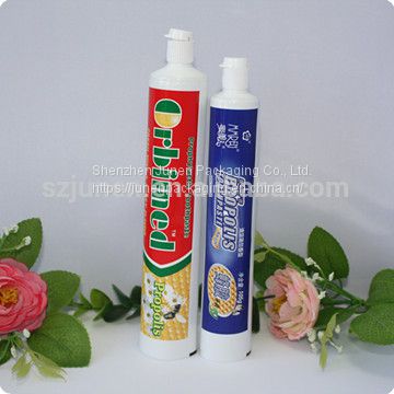 Aluminum Plastic Toothpaste Tube with Flip Cap