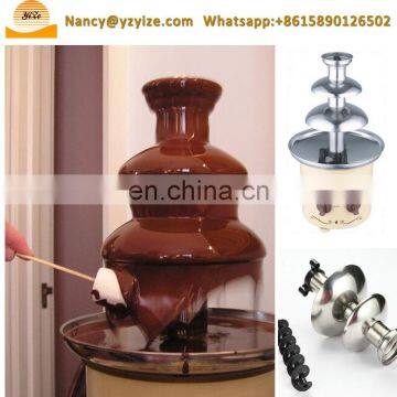 Upgrade Stainless Steel 4 Tiers Battery Chocolate Fondue Fountain photo-6