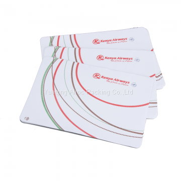 Airline Anti Slip Disposable Paper Tray Mat