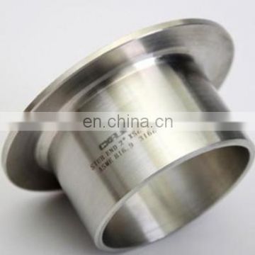 stub end short 3" NPS stainless steel 316 sch 10