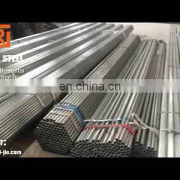 BS 1139 construction schedule 40 galvanized steel pipe/ gi iron fence post