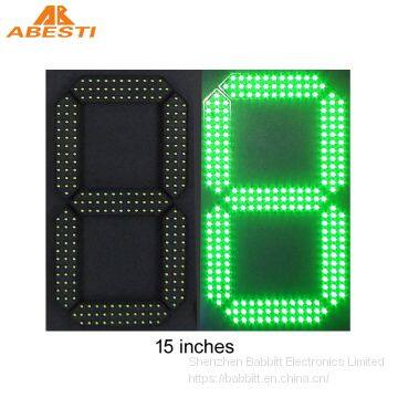 18 Inch 7 Segment Outdoor Led Display White Red Green Yellow photo-4