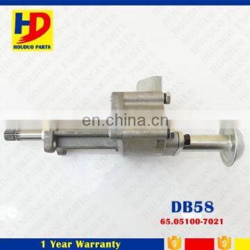 DB58 DB58T Diesel Engine Oil Pump For Daewoo OEM 65.05101-7025 65.05100-7021 photo-2