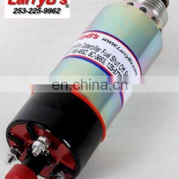 Fuel Shut Off Solenoid 155-4652 8C-3663 125-5772 Caterpillar 24V