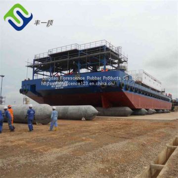 Inflatable barge docking marine rubber airbag