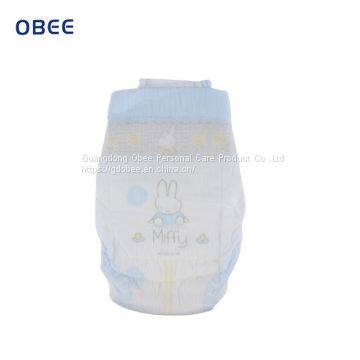 Wetness Indicator Breathable Side Panels Baby Diaper Disposable