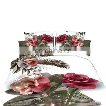 Wholesale 3D twin bedding set design 100% polyester home textile