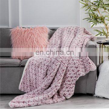 Luxurious Quality Soft Plush 100% Polyester Winter Throw Faux Fur Blanket photo-2