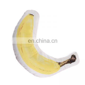 High Quality Decorative Custom Cartoon Fruit Banana Shaped Pillow Plush Doll Children Toy Sofa Pillow