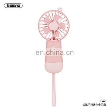 Remax F42 Portable Usb Rechargeable Standing Ruchy Series Mini Handheld Fan photo-4