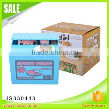 Funny Stealing Pig in the Piggy Bank photo-3