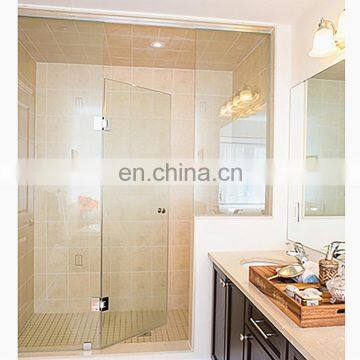 Custom made Frameless Tempered Glass Square Shower Room