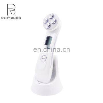 Facial Rf ems And 6 Colors Led Therapy beauty Skin Care Products with nice Quality beauty Appliance for women use