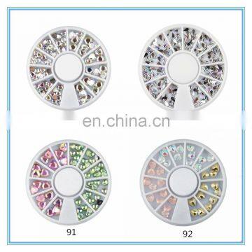 different design nail art rhinestone crystal flat back charm nail art 3d decoration