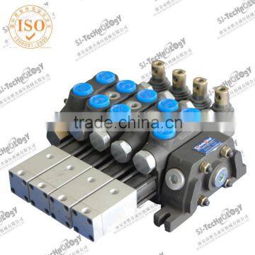 100LPM sectional hydraulic pneumatic directional control valves