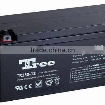 free maintenance deep cycle battery 12v 115ah 135ah 150ah ups battery