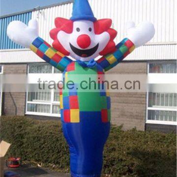 Clown image Inflatable sky air dancer for advertising
