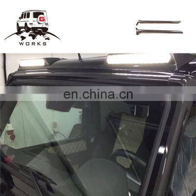 G wagon W463 A pillar fit for G-class W463 G500 G63 G65 G800 G350D 4x4 carbon fiber material front window side pillar