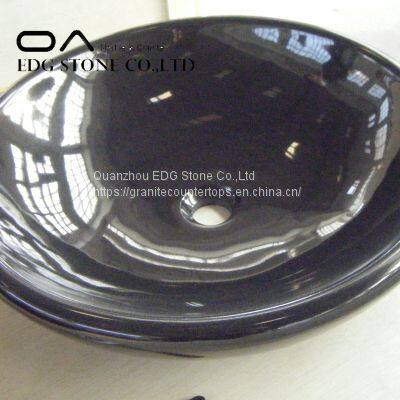China Shanxi Black Granite Natural Stone Sink With Factory Direct Sale Price