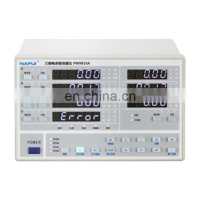 Three phase electrical parameter measuring instrument