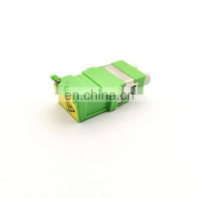 LC APC Optic Fiber Adapter Single Mode Duplex Fiber Optic Adapter Fiber Connector